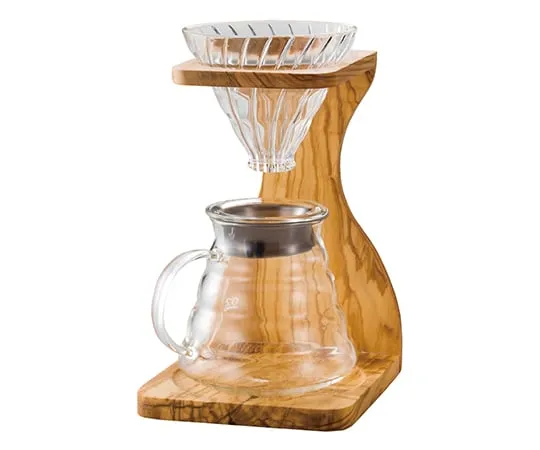 63-1928-10　［Discontinued］V60 Olive Wood Stand Set　6165-012
