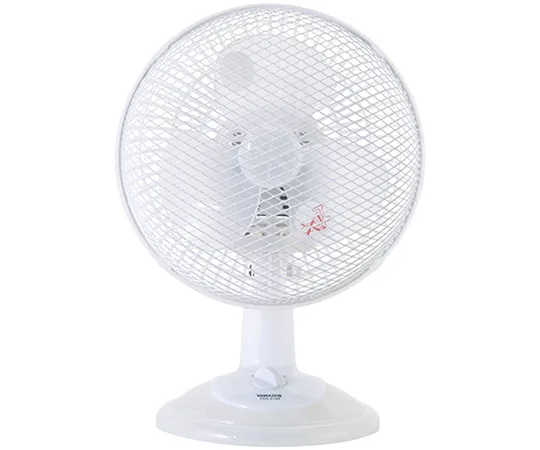 63-3954-52　［Discontinued］18 cm tabletop fan white　YDS-E187W