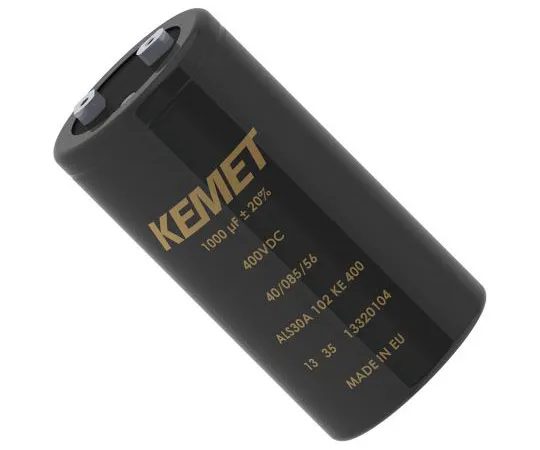 63-8392-47　KEMET 4700μF 450V dc Aluminium Electrolytic Capacitor, Chassis Mount 77 (Dia.) x 146mm +85°C 77mm 31.8mm　ALS30A472NP450