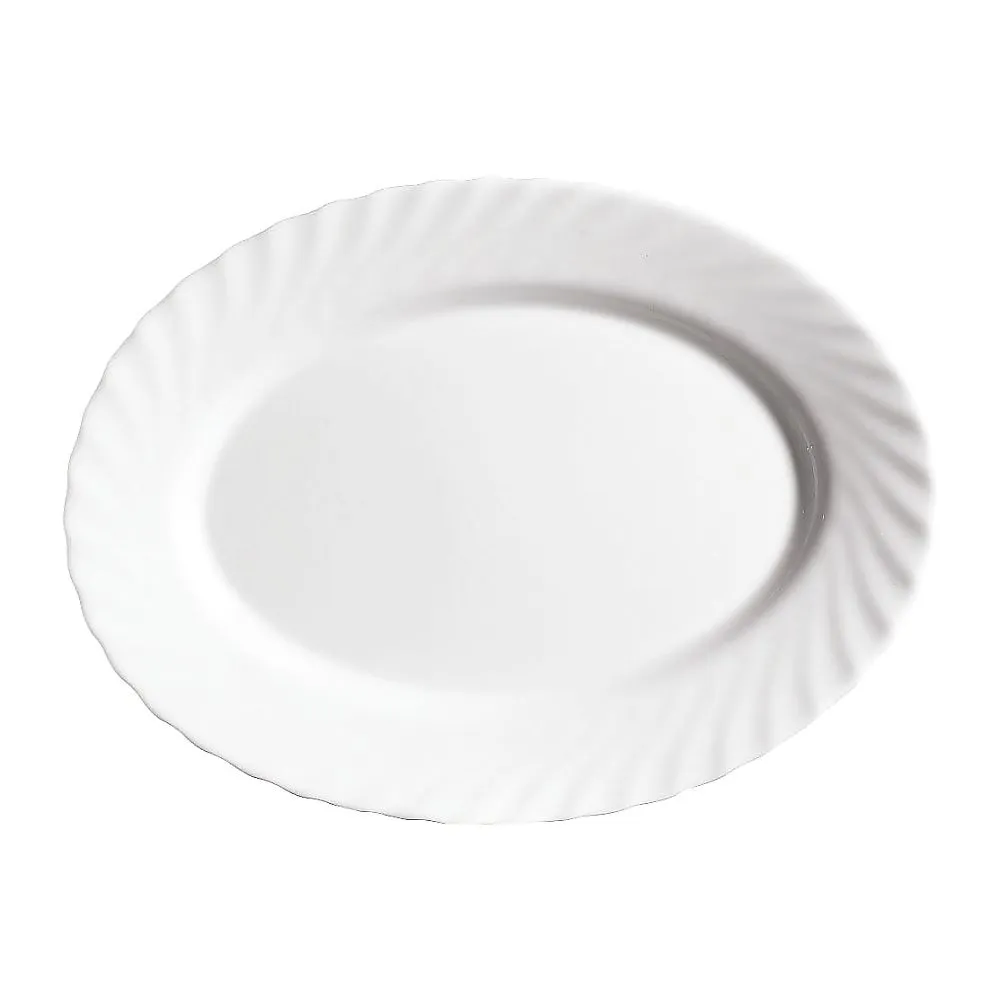 62-6834-19　［Discontinued］Trianon Elliptical Dish (Medium)　D6891