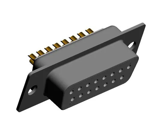63-8431-41　Norcomp 772, SEAL-D Series Cable Mount, 15 Pin D-sub Connector Socket　772-E15-203R001
