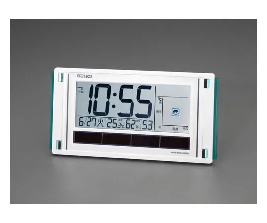 62-9156-34　［Discontinued］Solar Power [Radio Wave] Wall, Table Clock　EA798CS-67