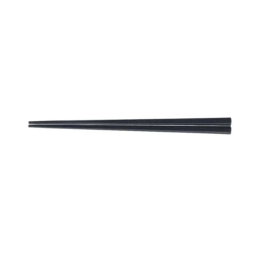 62-6726-55　［Discontinued］PPS Octagonal Chopsticks (10 pcs) 19.5 cm Black 90030500