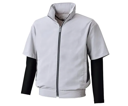 63-5377-66　［Discontinued］Half-Sleeve Jacket Compression Sleeve Silver Gray M　BK6059-68-M