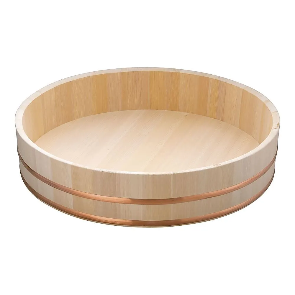 62-6471-94　［Discontinued］Wooden copper hoop (Spanish mackerel) 90 cm