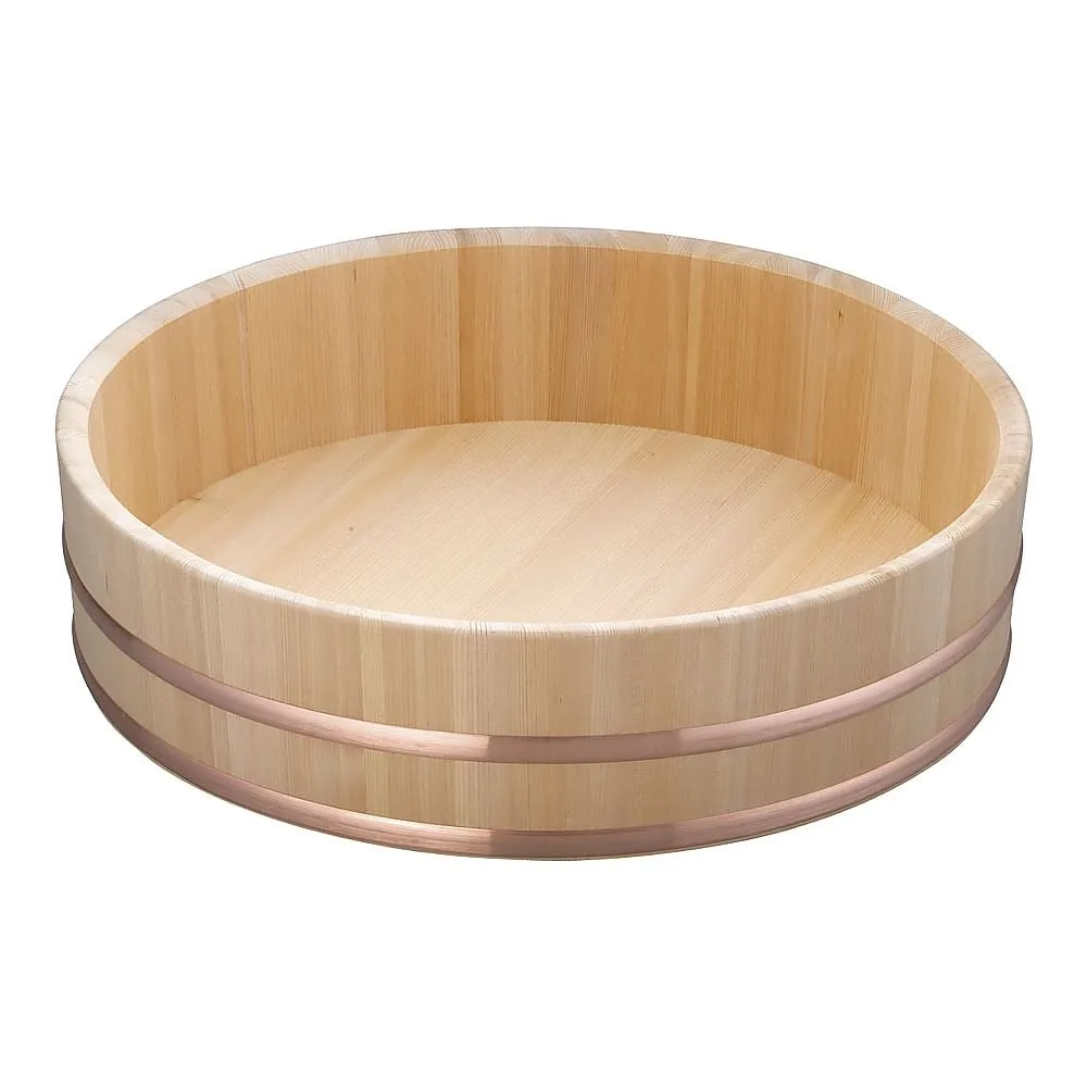 62-6471-91　［Discontinued］Wooden copper hoop (Spanish mackerel) 66 cm