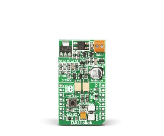 63-9673-52　MikroElektronika MIKROE-1297, DALI Click DALI Add On Board for mikroBUS for Optocoupler　MIKROE-1297