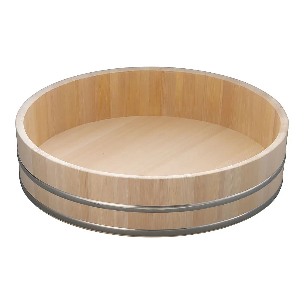 62-6472-12　［Discontinued］Wooden Stainless Steel Hoidai (Sawara Wood) 75 cm