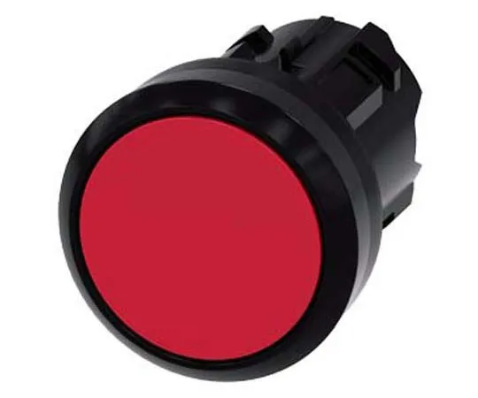 63-8436-49　Siemens SIRIUS ACT Series, Red Push Button, Latching, 22.3mm Cutout　3SU1000-0AA20-0AA0