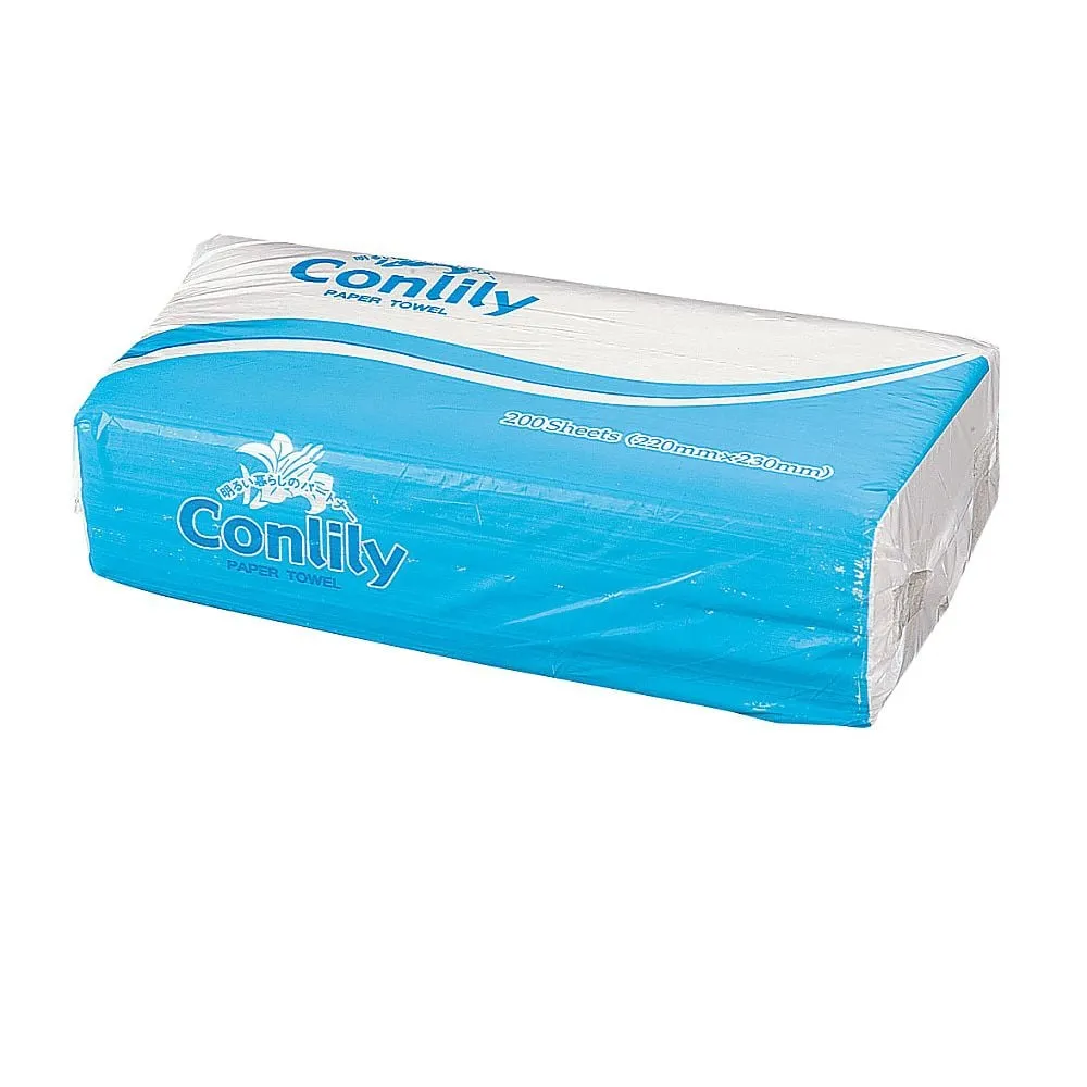 62-6619-72　［Discontinued］Paper Towel Conlilly V (1 Case Contains 25 Bundles)