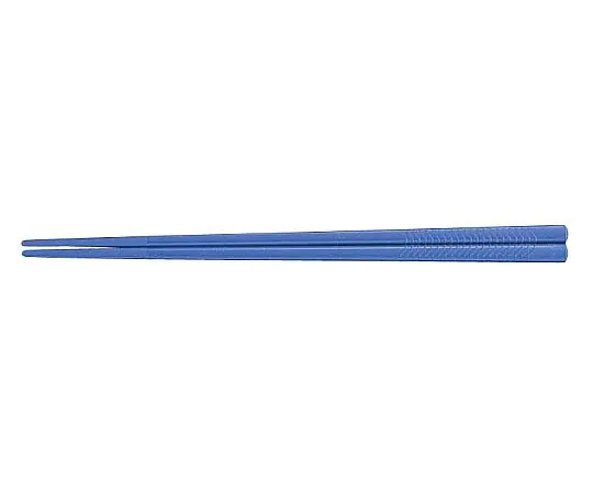 62-6725-83　［Discontinued］PET Anti-Slip Sculpted Chopsticks (100 Pairs) Blue　PT-180