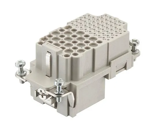 63-9676-31　Han-Com Series size 10 B Connector Insert, Female, 32, 55 (Signal Contact) Way, 10A, 250 V　09380873101