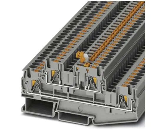 63-9680-67　Phoenix Contact Non-F***d Terminal Block, 4 Way/Pole, 24 → 10 (Solid) AWG, 24 → 12 (Flexible) AWG DIN　3211913