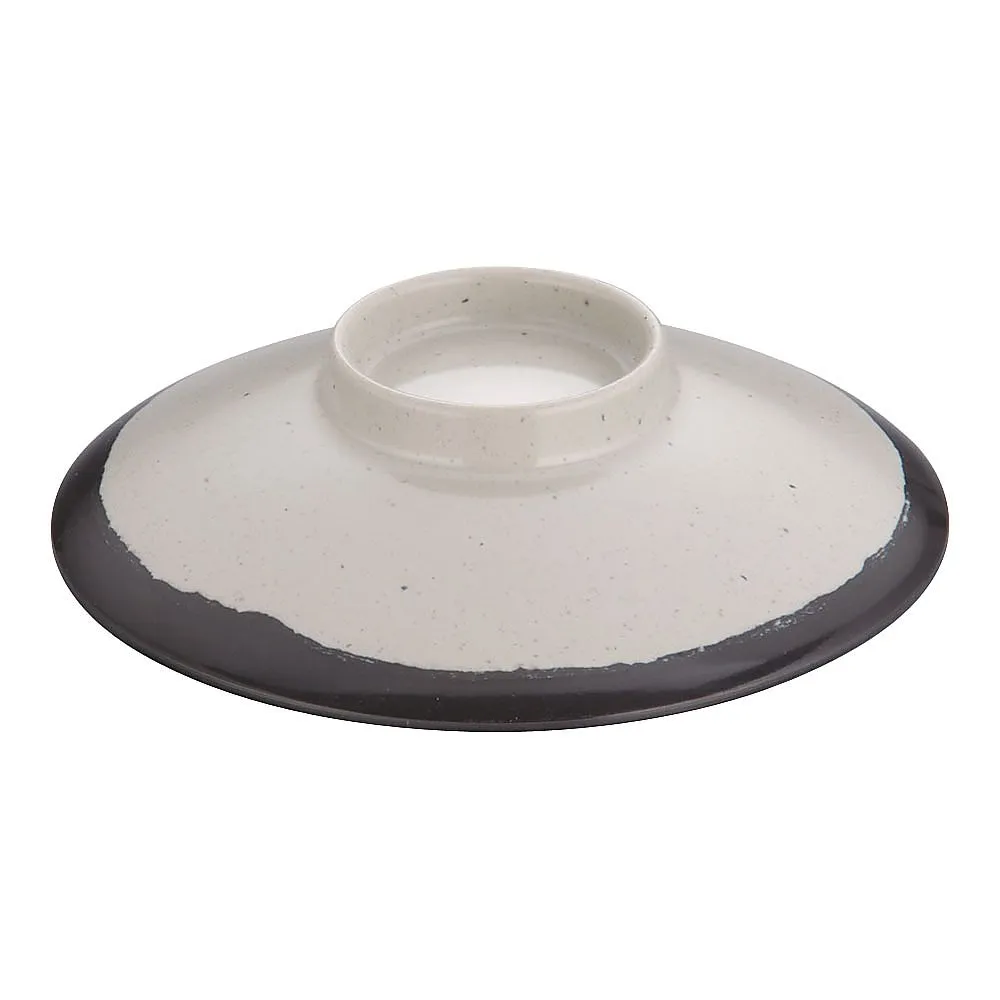 62-6848-59　［Discontinued］Melamine 'Shigaraki' rice bowl lid　RMS56221