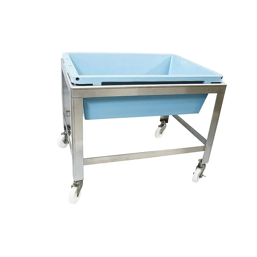 62-6401-52　［Discontinued］Stainless Steel Bucket Cart (with Container)　S-No.36