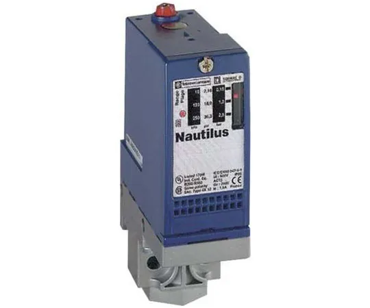 63-8429-11　Telemecanique Sensors Corrosive Fluid Pressure Switch, 1 C/O 0 → 4bar, 240 V ac, 250 V dc　XMLA004C2S11