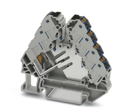 63-9680-71　Phoenix Contact Non-F***d Terminal Block, 13 Way/Pole, Push In Terminals, 26 → 14 AWG, 250 V　3270221