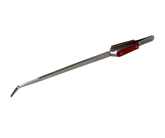 63-2936-27　［Discontinued］Stainless Steel Tweezers with Reverse Operation Grip 160 mm　No.156