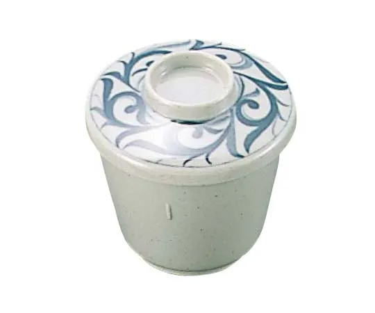 63-7198-81　［Discontinued］Melamine Japanese Crockpot Steamed Karakusa Bowl Lid HK-40B　2433720