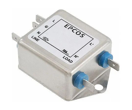 63-8388-05　EPCOS B84111F Series 16A 250 V ac/dc 50 → 60Hz Chassis Mount EMC Filter, with Lug, Tab Connector Terminals,　B84111F0000M116