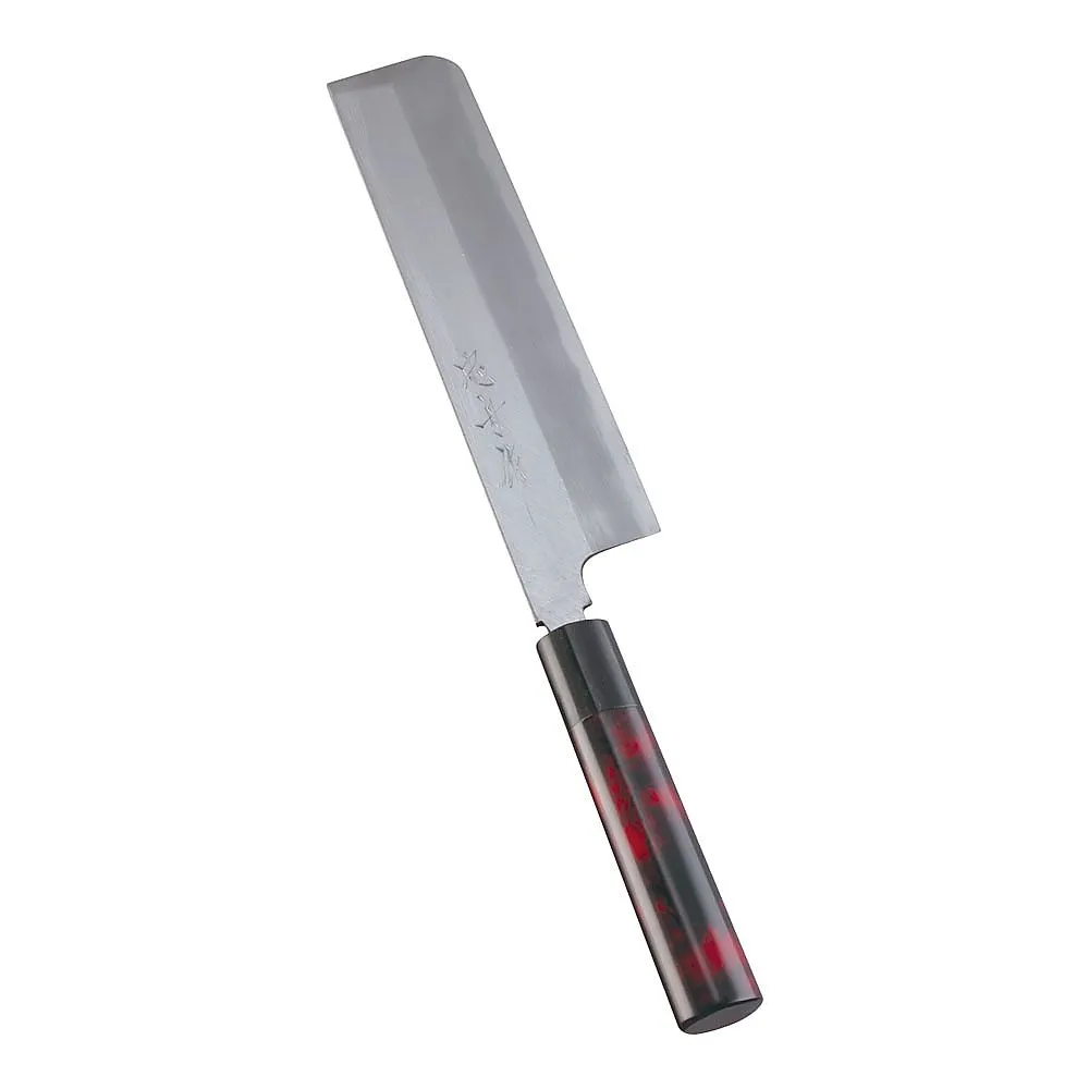 62-6408-19　［Discontinued］Kabuki Harmony Hocho-chu-fune Thin Blade 21 cm Akane