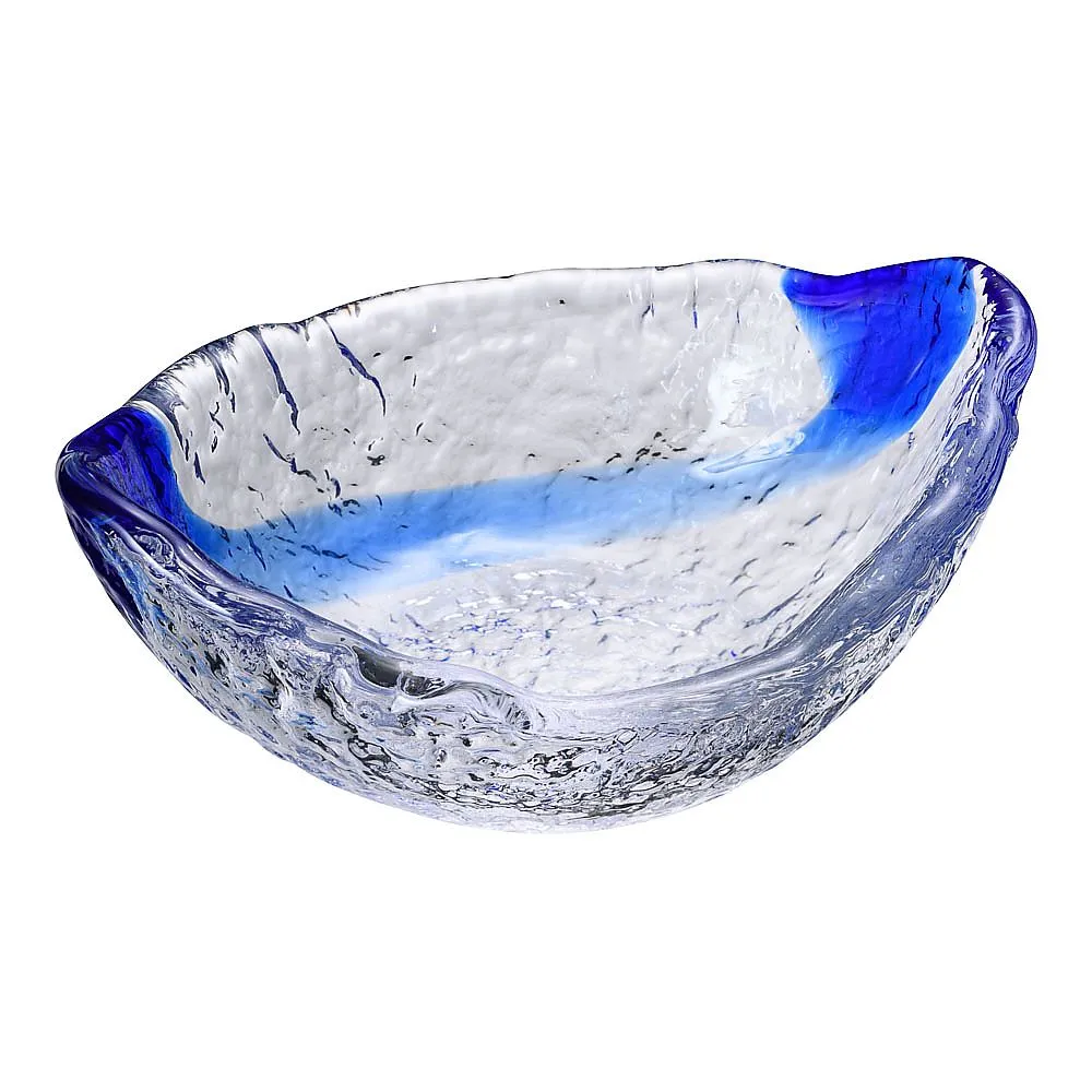 62-6845-21　［Discontinued］Glass Japanese Cuisine Ippitsu 18 Koban Hachi (Small)