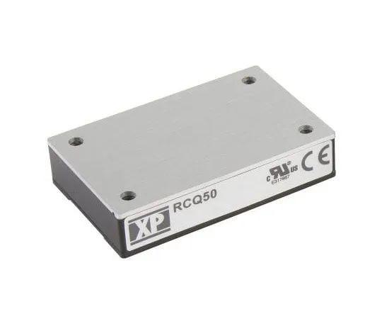 63-8357-20　XP Power RCQ50 50W Isolated DC-DC Converter Through Hole, Voltage in 66 → 160 V dc, Voltage out 24V dc Railway　RCQ50110S24