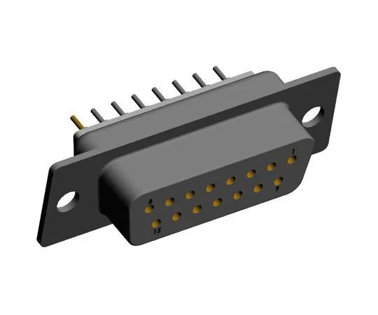 63-8431-42　Norcomp 772, SEAL-D Series, 15 Way Through Hole PCB D-sub Connector Socket, 2.769mm Pitch　772-E15-213R001