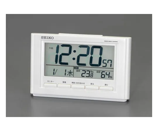 62-9156-32　［Discontinued］[Radio Wave] Table Clock　EA798CS-5