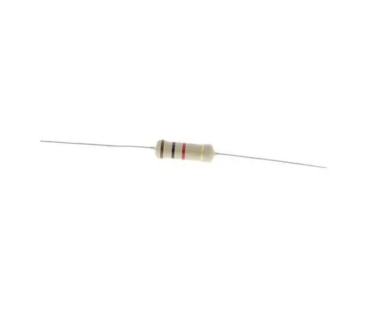 63-8392-63　TE Connectivity 1kΩ 2W Carbon Film Resistor ±5% -450 → 0ppm/°C　CFR200J1K0