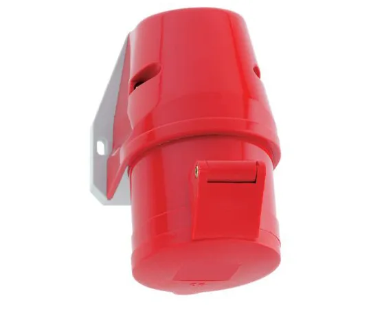 63-9689-41　Bals IP44 Red Wall Mount 3P+N+E Industrial Power Socket, Rated At 16A, 415 V　112001
