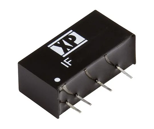 63-8364-48　XP Power IF 1W Isolated DC-DC Converter Through Hole, Voltage in 21.6 → 26.4 V dc, Voltage out 5V dc　IF2405S