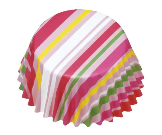 63-7146-44　［Discontinued］Pet Cup (Striped Pink) PTC05030 (300 Pieces)　4587710
