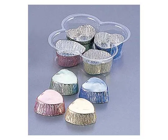 62-6577-85　［Discontinued］Aluminum Foil Chocolate Heart (Color) Small DL-0591 (12 Pieces)　WTYA401