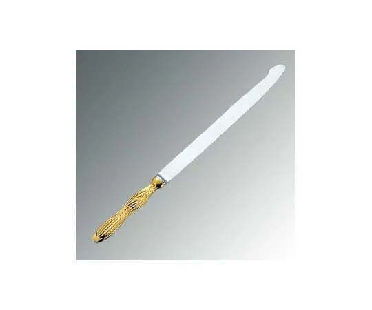 63-7170-34　［Discontinued］18-8 Wedding Cake Knife Suzuran Gold　1519200