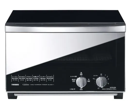 62-6537-35　［Discontinued］Mirror Glass Oven Toaster　TS-D047B