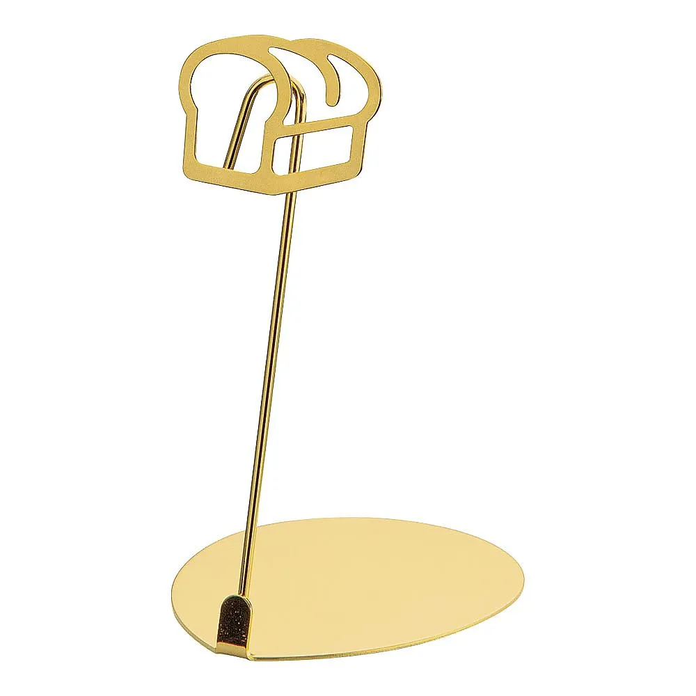 62-6583-08　［Discontinued］Bakery's POP Stand Bread 10 cm Gold