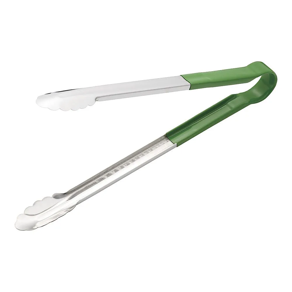 62-6459-73　［Discontinued］DOEN 18-0 Rainbow Tongs Large Green