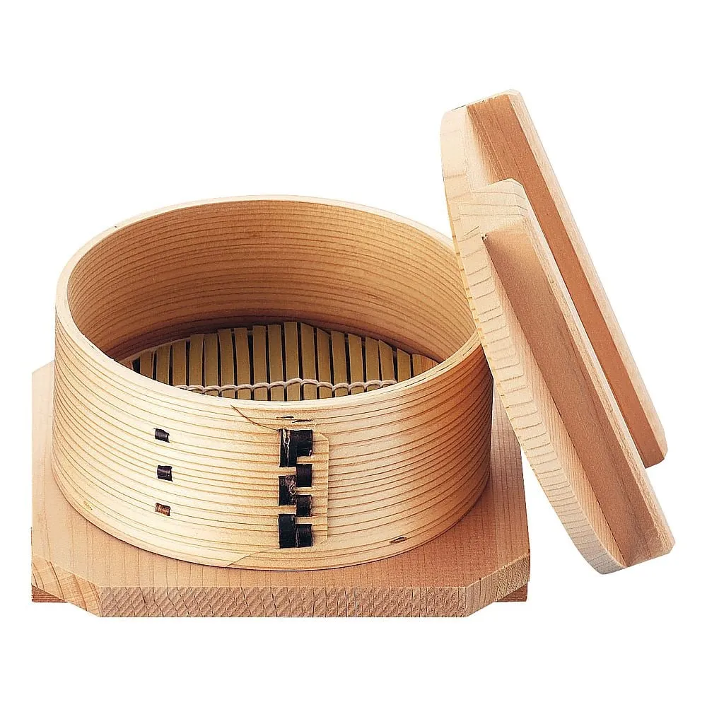 62-6793-36　［Discontinued］Sugi Seiro Set (With Lid, Sweetskin, and Base)