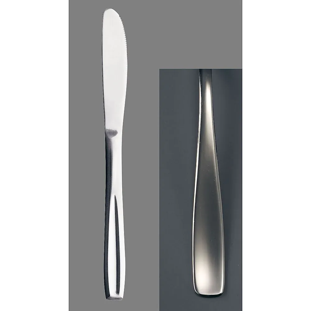 62-6718-39　［Discontinued］Aberto 18-0 Angelo (12 Pieces) Table Knife