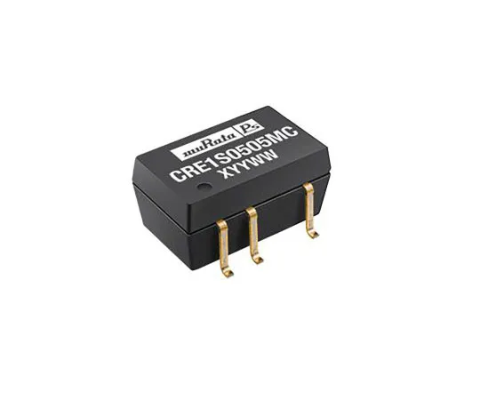 63-8435-06　Murata Power Solutions CRE1 1W Isolated DC-DC Converter Surface Mount, Voltage in 4.5 → 5.5 V dc, Voltage out 5V　CRE1S0505MC