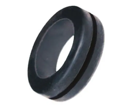 63-9690-02　SES Black PVC 18mm Round Cable Grommet for Maximum of 12 mm Cable Dia.　01070041010
