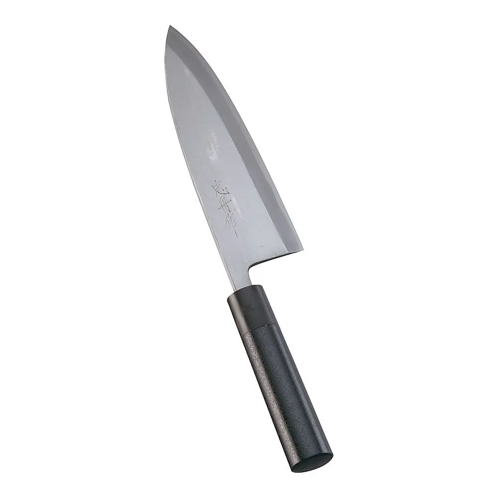 62-6408-06　［Discontinued］Kabuki Harmony, Kitchen Knife, Chushune, blade 21 cm, black stone