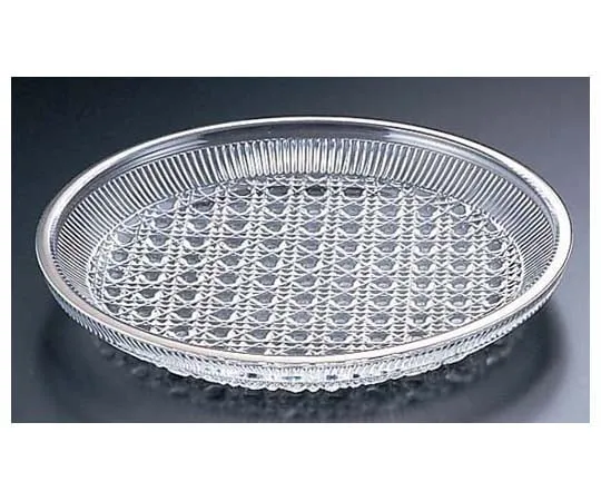 62-6846-39　［Discontinued］Kome Round Plate Platinum　02-110B