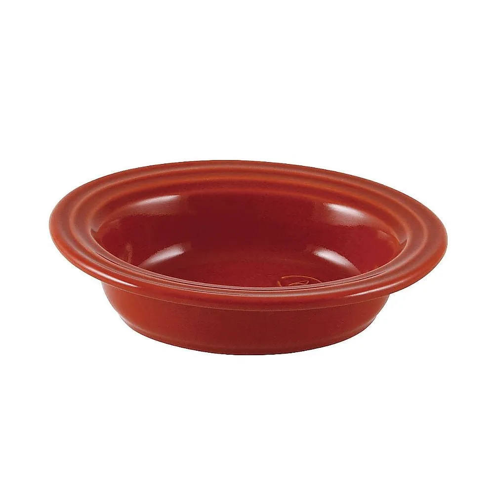 62-6823-43　［Discontinued］Oval Baking Dish 17 cm Red