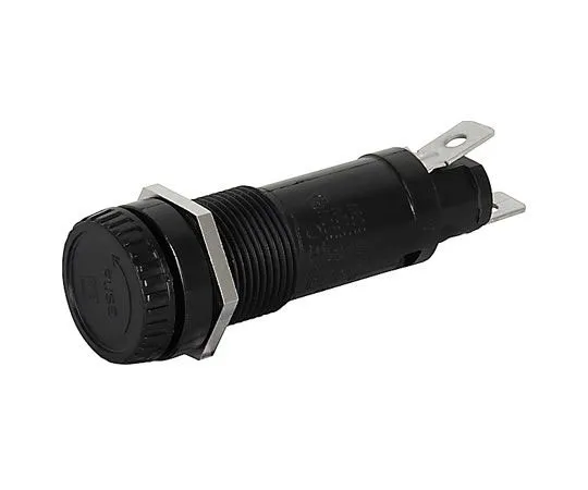 63-8376-01　Schurter FEC Series 10 (VDE) A, 20 (UL/CSA) A Finger Grip Cap Panel Mount F*** Holder, PC2　31.1624