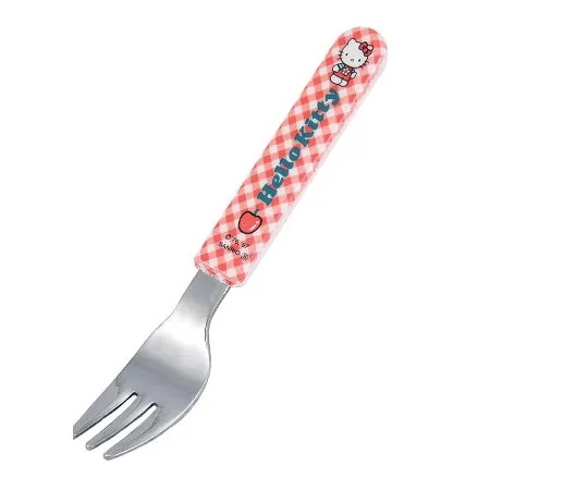 63-7181-56　［Discontinued］Melamine Children's Tableware New Kitty Fork MC-F1NK　0382170