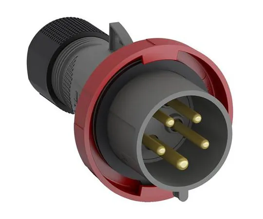 63-8447-23　ABB Easy & Safe Series, IP67 Red Cable Mount 3P+N+E Industrial Power Plug, Rated At 16A, 415 V　2CMA101089R1000  416EP6W