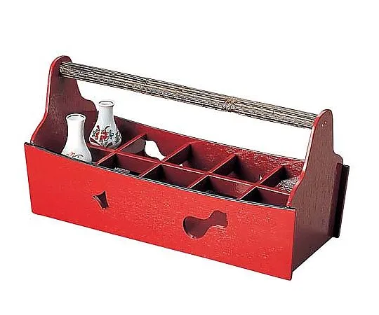 62-6517-89　［Discontinued］Wooden Choshi Carrying (10 Pieces) Shu Tenkuro 81291210