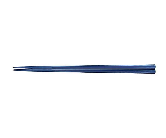 62-6726-43　［Discontinued］PBT Square Plain Chopsticks (10 pcs) Blue 90030240